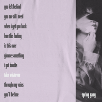 I Got Doubts - spring gang, Vicki Vox