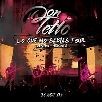 No Estaba Acostumbrado (En Vivo) - Don Tetto