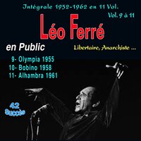 Les temps sont difficiles - Léo Ferré